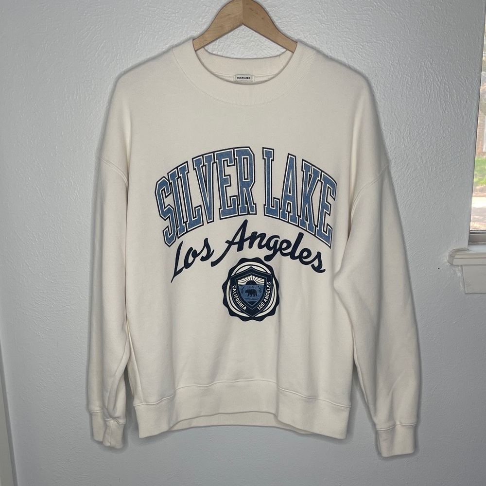 Abercrombie & Fitch Cream Crewneck Sweater